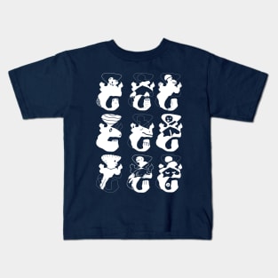 Same Shape But Nine different characters Kids T-Shirt